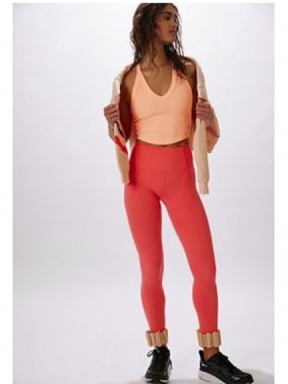 FP Movement by Free People Coral High-Waist Active Leggings